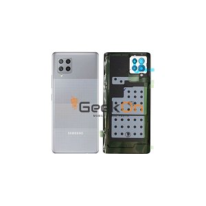 Γνήσιο Πίσω Καπάκι με Τζαμάκι Κάμερας για Samsung Galaxy A42 5G A426 GH82-24378C Grey (Service Pack)