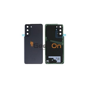 Γνήσιο Πίσω Καπάκι με Τζαμάκι Κάμερας για Samsung Galaxy S21 5G G991 GH82-24519A Phantom Grey (Service Pack)