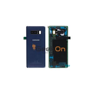 Γνήσιο Πίσω Καπάκι με Τζαμάκι Κάμερας για Samsung Galaxy Note 8 SM-N950 GH82-14979B Blue (Service Pack)
