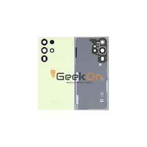 Γνήσιο Πίσω Καπάκι με Τζαμάκι Κάμερας για Samsung Galaxy S23 Ultra S918 GH82-30400H Lime (Service Pack)