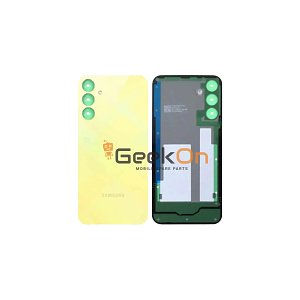 Γνήσιο Πίσω Καπάκι με Τζαμάκι Κάμερας για Samsung Galaxy A15 4G A155 GH82-33492G Yellow (Service Pack)