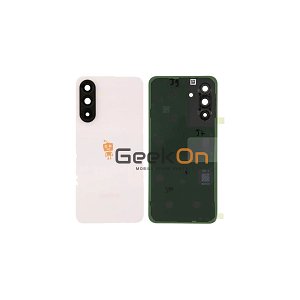 Γνήσιο Πίσω Καπάκι με Τζαμάκι Κάμερας για Samsung Galaxy A56 5G A566 GH82-36807D Light Pink (Service Pack)