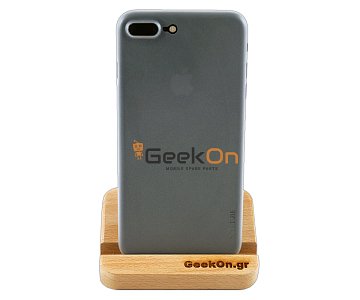 Θήκη STOPTIME iPhone 7/8 Plus Λευκη Ημιδιάφανη