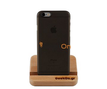 Θήκη STOPTIME iPhone 6/6S Καφέ Ημιδιάφανη