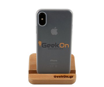 Θήκη STOPTIME iPhone X Λευκή διάφανη