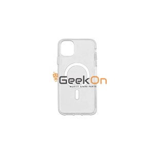 Θήκη Σιλικόνης με MagSafe για iPhone 11 Διάφανη