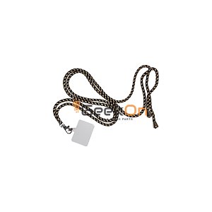 Universal Λουράκι Λαιμού για Κινητά Καφέ Ριγέ