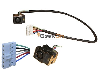 Βύσμα τροφοδοσίας HP Pavilion DV6 CQ61 με καλώδιο