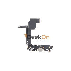 Καλωδιοταινία Φόρτισης / Charging Flex για iPhone 15 Pro Max White Titanium