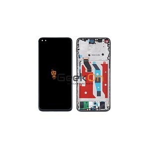 Συμβατή Οθόνη LCD και Μηχανισμός Αφής με Πλαίσιο για Huawei Honor 50 Lite Μπλε