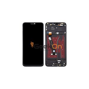 Συμβατή Οθόνη LCD και Μηχανισμός Αφής με Πλαίσιο για Huawei Honor 8X Μαύρο