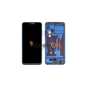 Συμβατή Οθόνη LCD και Μηχανισμός Αφής με Πλαίσιο για Huawei Honor 8X Μπλε