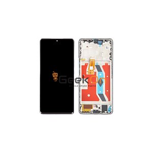 OLED Συμβατή Οθόνη LCD και Μηχανισμός Αφής με Πλαίσιο για Huawei Honor Magic5 Lite / X9a 5G Ασημί