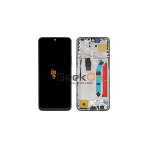 Συμβατή Οθόνη LCD και Μηχανισμός Αφής με Πλαίσιο για Huawei Honor X8 4G 2022 Μαύρο