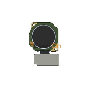 Καλωδιοταινία Δαχτυλικoύ Αποτυπώματος / Fingerprint Flex Huawei Y7 2019/Y7 Prime 2019 Μαύρο