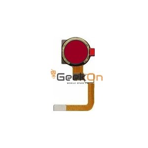 Καλωδιοταινία Δαχτυλικoύ Αποτυπώματος Και Σένσορας / Fingerprint Flex And Fingerprint Sensor για Realme 5 / 5 Pro / 5i / 6i Κόκκινο