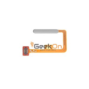 Καλωδιοταινία On/Off Και Δαχτυλικoύ Αποτυπώματος / Fingerprint On/Off Flex για Xiaomi Mi 11 Lite / 11 Lite 5G / 11 Lite 5G NE Snowflake White