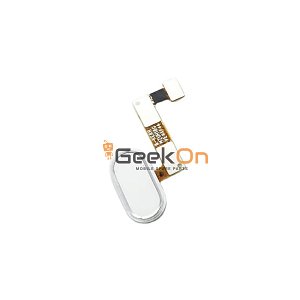 Καλωδιοταινία On/Off Και Δαχτυλικoύ Αποτυπώματος / Fingerprint On/Off Flex για Meizu M5 Note Ασημένιο