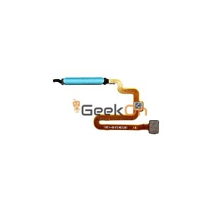 Καλωδιοταινία On/Off Και Δαχτυλικoύ Αποτυπώματος / Fingerprint On/Off Flex για Xiaomi Redmi Note 11 5G / Poco M4 Pro 5G Μπλε