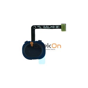 Καλωδιοταινία Δαχτυλικού Αποτυπώματος / Fingerprint Sensor Flex για Samsung Galaxy M20 M205 / M30 M305 Black