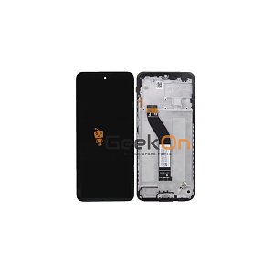Συμβατή Οθόνη LCD και Μηχανισμός Αφής με Πλαίσιο για Xiaomi Redmi 14C / Poco C75 Μαύρο