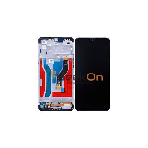 Συμβατή Οθόνη LCD και Μηχανισμός Αφής με Πλαίσιο για Samsung Galaxy A10s A107 Μαύρο