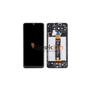 Συμβατή Οθόνη LCD και Μηχανισμός Αφής με Πλαίσιο για Samsung Galaxy A13 5G A136 Μαύρο