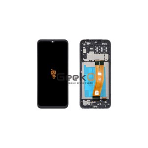 Συμβατή Οθόνη LCD και Μηχανισμός Αφής με Πλαίσιο για Samsung Galaxy A14 4G 2023 A145P / A145R Μαύρο