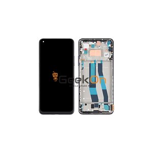 OLED Συμβατή Οθόνη LCD και Μηχανισμός Αφής με Πλαίσιο για Xiaomi 11 Lite 5G NE / Mi 11 Lite 4G / 5G Μαύρο