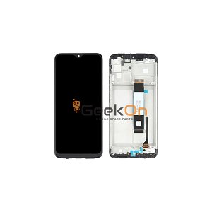 Συμβατή Οθόνη LCD και Μηχανισμός Αφής με Πλαίσιο για Xiaomi Redmi 9T / 9 Power / Poco M3 Μαύρο