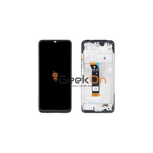 Συμβατή Οθόνη LCD και Μηχανισμός Αφής με Πλαίσιο για Xiaomi Poco M5 Pro 4G Μαύρο