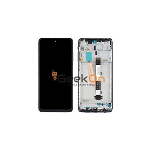 Συμβατή Οθόνη LCD και Μηχανισμός Αφής με Πλαίσιο για Xiaomi Poco X3 / X3 Pro / X3 NFC Μαύρο