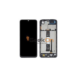 Συμβατή Οθόνη LCD και Μηχανισμός Αφής με Πλαίσιο για Xiaomi Redmi A1 / A1+ 2022 Μαύρο