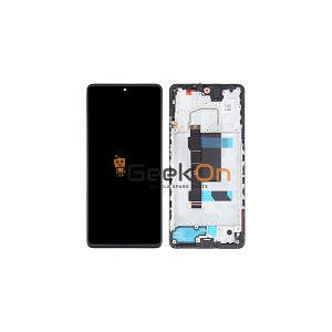 OLED Συμβατή Οθόνη LCD και Μηχανισμός Αφής με Πλαίσιο για Xiaomi Redmi Note 12 Pro 5G / POCO X5 Pro 5G Μαύρο