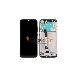 Συμβατή Οθόνη LCD και Μηχανισμός Αφής με Πλαίσιο για Xiaomi Redmi Note 8 Μαύρο