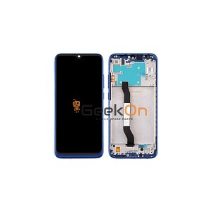 Συμβατή Οθόνη LCD και Μηχανισμός Αφής με Πλαίσιο για Xiaomi Redmi Note 8 Μπλε