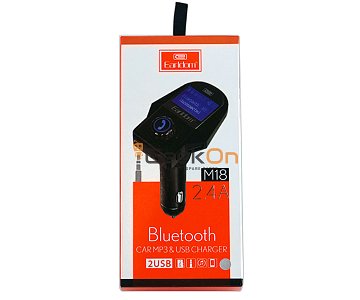 Ηχοσύστημα αναπτήρα αυτοκινήτου FM με Bluetooth και θύρα USB Earldom ET-M18