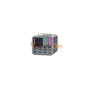 MaAnt DianBa No.2 300W Σταθμός Γρήγορης Φόρτισης 12 Θυρών με Ψηφιακή Οθόνη και Ασύρματη Φόρτιση EU 220V
