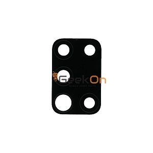 Τζαμάκι Κάμερας / Camera Glass Cover με πλαίσιο για Samsung Galaxy A21s A217 Μαύρο