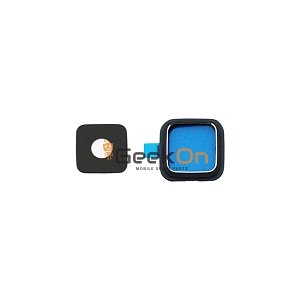 Τζαμάκι Κάμερας / Camera Glass Cover με πλαίσιο για Samsung Galaxy Note 4 N910 N916 Μαύρο