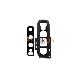 Τζαμάκι Κάμερας / Camera Glass Cover με πλαίσιο για Samsung Galaxy S10 G973 Γκρί