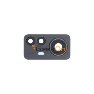 Τζαμάκι Κάμερας / Camera Glass Cover με πλαίσιο για Xiaomi 12 Pro 2201122G Black