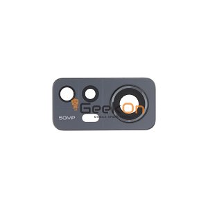 Τζαμάκι Κάμερας / Camera Glass Cover με πλαίσιο για Xiaomi 12 2201123G / 12X 2112123AG Black