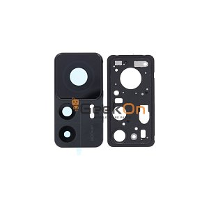 Τζαμάκι Κάμερας / Camera Glass Cover με πλαίσιο για Xiaomi 12T Pro 22081212G Black