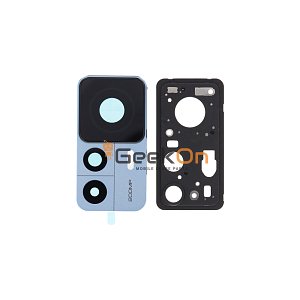 Τζαμάκι Κάμερας / Camera Glass Cover με πλαίσιο για Xiaomi 12T Pro 22081212G Blue
