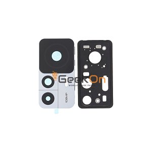 Τζαμάκι Κάμερας / Camera Glass Cover με πλαίσιο για Xiaomi 12T 22071212AG Silver