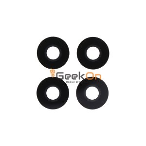 Τζαμάκι Κάμερας / Back Camera Lens για Honor X8a Black (SET 4pcs)