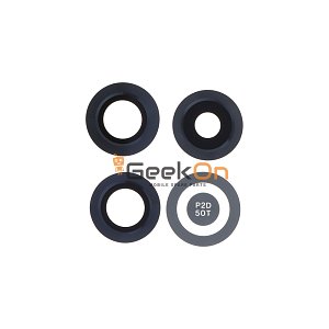 Τζαμάκι Κάμερας / Back Camera Lens για OnePlus 10 Pro Black (4pcs)