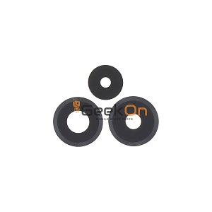 Τζαμάκι Κάμερας / Back Camera Lens για Xiaomi Redmi Note 14 4G Black (2pcs)