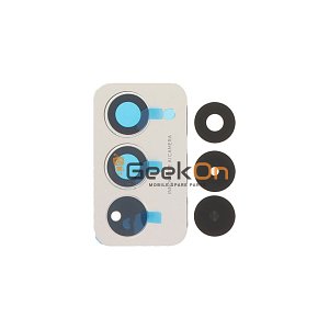 Τζαμάκι Κάμερας με Πλαίσιο / Back Camera Lens with Bezel για Xiaomi Redmi 15 4G / 15 5G Titan Gray